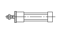 「FA」ロッド側フランジ形